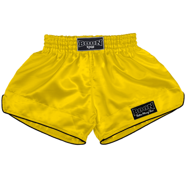 RSY Retro Muay Thai Shorts YELLOW - BOON Sport